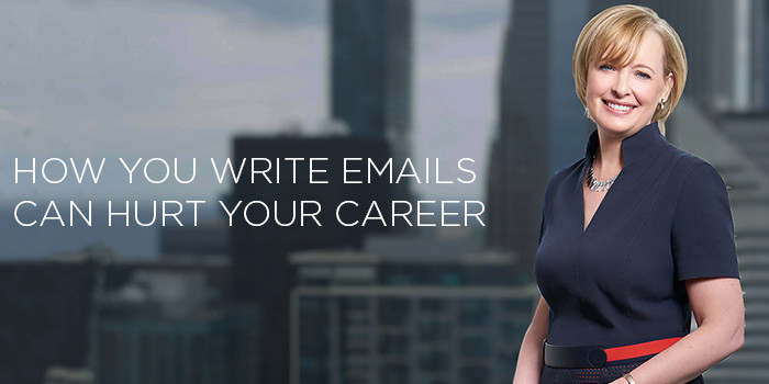 According to Julie Sweet, how you compose emails may harm your career.